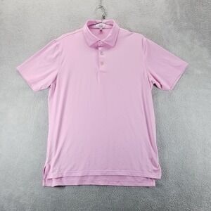 Peter Millar Pink Short Sleeve Polo Shirt